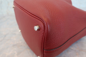 HERMES／エルメス ピコタンＰＭ トリヨンクレマンス ルージュアッシュ □G刻印 ハンドバッグ 700050157
