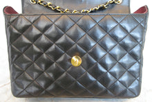 画像をギャラリービューアに読み込む, CHANEL/シャネル マトラッセチェーンショルダーバッグ ラムスキン ブラック/ゴールド金具 ショルダーバッグ 700060114
