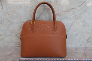 HERMES／エルメス ボリード31 クシュベル ゴールド □A刻印 ショルダーバッグ 700050013