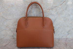 HERMES／エルメス ボリード31 クシュベル ゴールド □A刻印 ショルダーバッグ 700050013