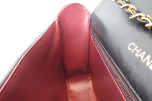 CHANEL/シャネル マトラッセチェーンショルダーバッグ ラムスキン ブラック/ゴールド金具 ショルダーバッグ 700060114