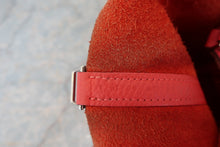 将图片加载到图库查看器，HERMES PICOTIN LOCK PM Clemence leather Rouge pivoine T Engraving Hand bag 800060159
