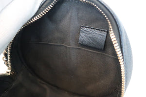 CHANEL Matelasse round chain shoulder bag Caviar skin Black/Gold hadware Shoulder bag 600040055