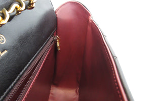 CHANEL/シャネル マトラッセチェーンショルダーバッグ ラムスキン ブラック/ゴールド金具 ショルダーバッグ 700060114