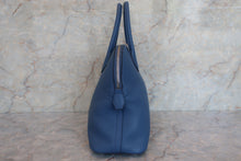 将图片加载到图库查看器，HERMES／BOLIDE 31 Clemence leather Blue brighton X刻印 Shoulder bag 600050216
