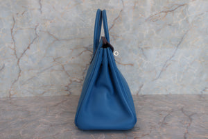HERMES／エルメス バーキン25 ヴォースイフト ミコノス □O刻印 ハンドバッグ 700070032