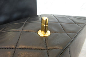 CHANEL  Diana matelasse chain shoulder bag Lambskin Black/Gold hadware Shoulder bag 700060111