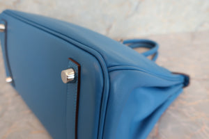 HERMES／エルメス バーキン25 ヴォースイフト ミコノス □O刻印 ハンドバッグ 700070032
