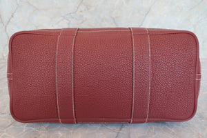 HERMES／エルメス ガーデンパーティPM ネゴンダ ルージュアッシュ □Q刻印 トートバッグ 700090089