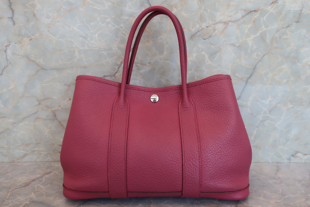 HERMES／エルメス ガーデンパーティＴＰＭ ネゴンダ トスカ □Q刻印 トートバッグ 700060131