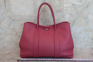 HERMES／エルメス ガーデンパーティＴＰＭ ネゴンダ トスカ □Q刻印 トートバッグ 700060131