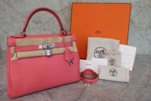 画像をギャラリービューアに読み込む, HERMES／エルメス ケリー28 トゴ ローズリップスティック □Q刻印 ショルダーバッグ 800090188
