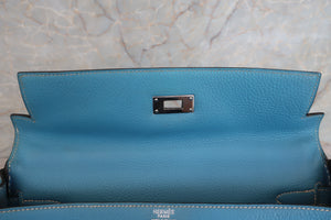 HERMES KELLY 32 Togo leather Blue jean □C刻印 Shoulder bag 600090210