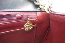 Load image into Gallery viewer, CHANEL  Diana matelasse chain shoulder bag Lambskin Black/Gold hadware Shoulder bag 700060111
