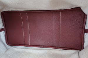 HERMES／エルメス ガーデンパーティPM ネゴンダ ルージュアッシュ □Q刻印 トートバッグ 700090089