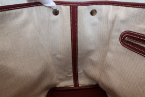 HERMES／エルメス ガーデンパーティPM ネゴンダ ルージュアッシュ □Q刻印 トートバッグ 700090089