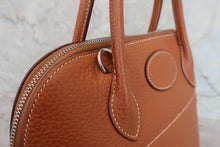将图片加载到图库查看器，HERMES／BOLIDE 31 Clemence leather Gold □J刻印 Shoulder bag 800060201
