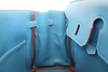 画像をギャラリービューアに読み込む, HERMES／エルメス バーキン25 ヴォースイフト ミコノス □O刻印 ハンドバッグ 700070032
