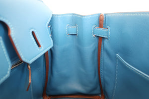 HERMES／エルメス バーキン25 ヴォースイフト ミコノス □O刻印 ハンドバッグ 700070032