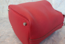 Load image into Gallery viewer, HERMES PICOTIN PM Clemence leather Rouge vif □G Engraving Hand bag 700120009
