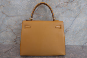 HERMES／エルメス ケリー25 ヴォーエプソン ジョーヌアンブル C刻印 ショルダーバッグ 700070009