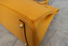 将图片加载到图库查看器，HERMES BIRKIN 30 Epsom leather Jaune □G刻印 Hand bag 600090206
