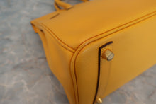 将图片加载到图库查看器，HERMES BIRKIN 30 Epsom leather Jaune □G刻印 Hand bag 600090206
