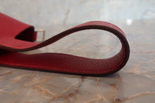 Load image into Gallery viewer, HERMES PICOTIN PM Clemence leather Rouge vif □G Engraving Hand bag 700120009
