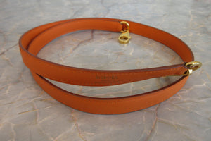 HERMES／エルメス ボリード31 ヴォーガリバー オレンジ □F刻印 ショルダーバッグ 700030123