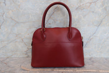 Load image into Gallery viewer, HERMES／BOLIDE 27 Box carf leather Rouge H 〇X Engraving Hand bag 700020069
