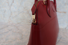 Load image into Gallery viewer, HERMES／BOLIDE 27 Box carf leather Rouge H 〇X Engraving Hand bag 700020069
