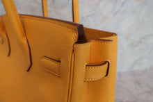 将图片加载到图库查看器，HERMES BIRKIN 30 Epsom leather Jaune □G刻印 Hand bag 600090206
