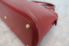 Load image into Gallery viewer, HERMES／BOLIDE 27 Box carf leather Rouge H 〇X Engraving Hand bag 700020069
