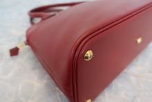 Load image into Gallery viewer, HERMES／BOLIDE 27 Box carf leather Rouge H 〇X Engraving Hand bag 700020069
