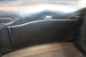 HERMES／エルメス ポシェットケリー ヴォーガリバー ブラック □H刻印 ハンドバッグ 700090083