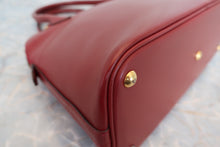 Load image into Gallery viewer, HERMES／BOLIDE 27 Box carf leather Rouge H 〇X Engraving Hand bag 700020069
