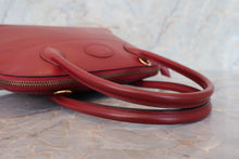 Load image into Gallery viewer, HERMES／BOLIDE 27 Box carf leather Rouge H 〇X Engraving Hand bag 700020069
