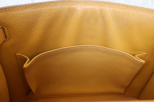 HERMES／エルメス ケリー25 ヴォーエプソン ジョーヌアンブル C刻印 ショルダーバッグ 700070009