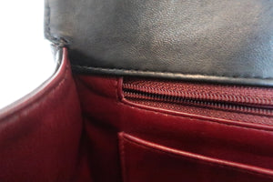 CHANEL Medium Matelasse single flap chain shoulder bag Lambskin Black/Gold hadware Shoulder bag 600040132