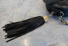 将图片加载到图库查看器，CHANEL/香奈儿 经典双C 流苏 链条包 羊皮 Black/Gold hadware(黑色/金色金属) 肩背包 700100159
