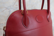 Load image into Gallery viewer, HERMES／BOLIDE 27 Box carf leather Rouge H 〇X Engraving Hand bag 700020069
