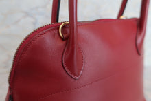 Load image into Gallery viewer, HERMES／BOLIDE 27 Box carf leather Rouge H 〇X Engraving Hand bag 700020069
