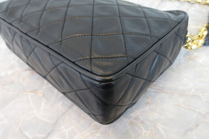 CHANEL/シャネル マトラッセフリンジチェーンショルダーバッグ ラムスキン ブラック/ゴールド金具 ショルダーバッグ 700060115
