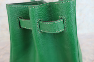 HERMES／エルメス バーキン40 クシュベル グリーン □B刻印 ハンドバッグ 700050010