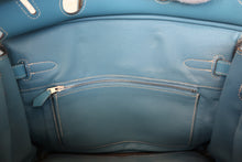 将图片加载到图库查看器，HERMES BIRKIN 30 Togo leather Blue jean □G刻印 Hand bag 800080216
