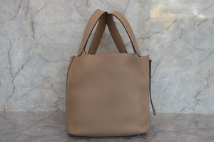 HERMES／エルメス ピコタンロックＭＭ トリヨンクレマンス トレンチ Z刻印 ハンドバッグ 700060304
