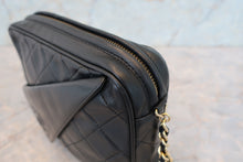 Load image into Gallery viewer, CHANEL Matelasse fringe chain shoulder bag Lambskin Black/Gold hadware Shoulder bag 700090096
