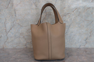 HERMES／エルメス ピコタンロックＭＭ トリヨンクレマンス トレンチ Z刻印 ハンドバッグ 700060304