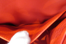 Load image into Gallery viewer, HERMES LINDY 26 Clemence leather Rouge tomate X Engraving Shoulder bag 700030204
