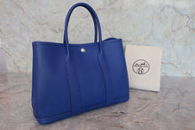 画像をギャラリービューアに読み込む, HERMES／エルメス ガーデンパーティＴＰＭ カントリー ブルーエレクトリック D刻印 トートバッグ 800090122
